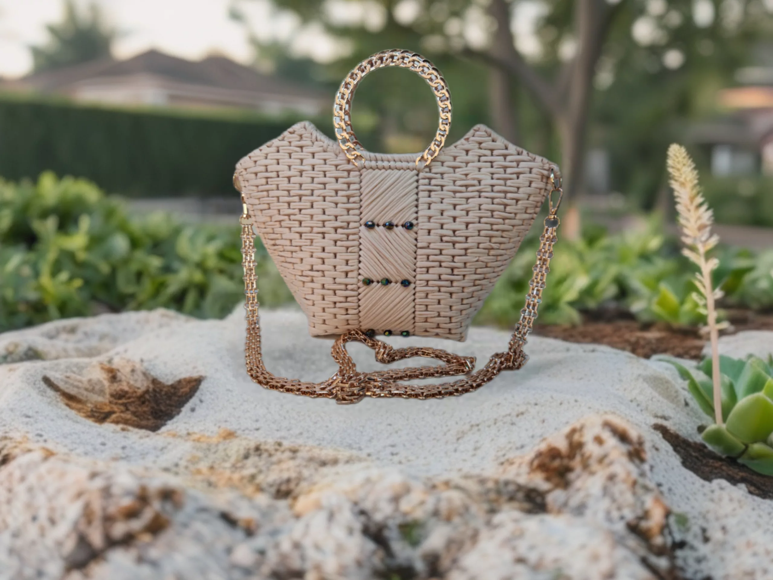 Tasche beige
